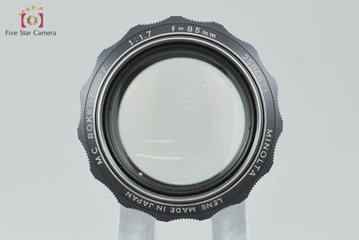 [Used] MINOLTA MC ROKKOR-PF 85mm f/1.7