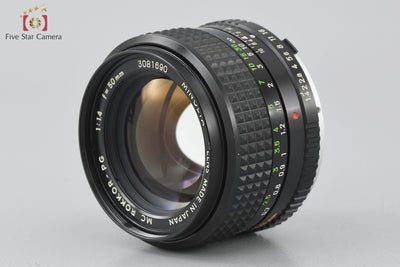[Used] MINOLTA MC ROKKOR-PG 50mm f/1.4