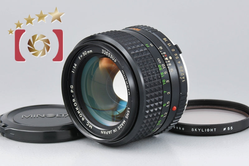 Used] MINOLTA MC ROKKOR-PG 50mm f/1.4