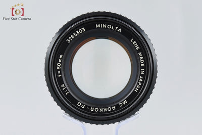 Used] MINOLTA MC ROKKOR-PG 50mm f/1.4