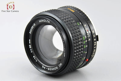 [Used] MINOLTA Minolta MC ROKKOR-PG 50mm f/1.4