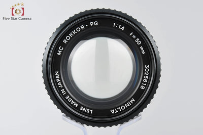 [Used] MINOLTA Minolta MC ROKKOR-PG 50mm f/1.4