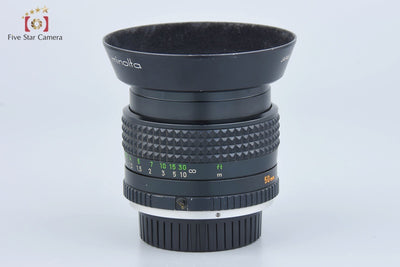 Used] MINOLTA MC ROKKOR-PG 50mm f/1.4