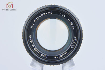 Used] MINOLTA MC ROKKOR-PG 50mm f/1.4
