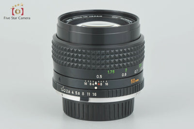 Used] MINOLTA MC ROKKOR-PG 50mm f/1.4