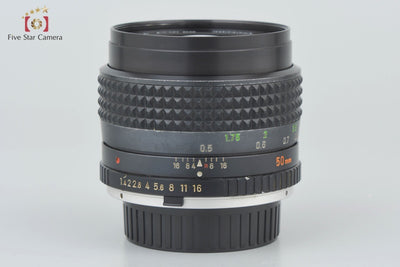 [Used] MINOLTA MC ROKKOR-PG 50mm f/1.4