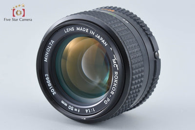 [Used] MINOLTA MC ROKKOR-PG 50mm f/1.4