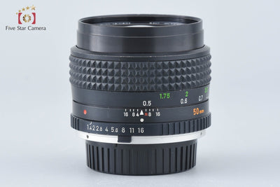 [Used] MINOLTA MC ROKKOR-PG 50mm f/1.4