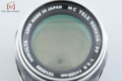 [Used] MINOLTA MC TELE ROKKOR-PF 100mm f/2.5