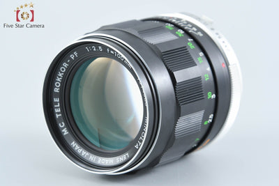 [Used] MINOLTA MC TELE ROKKOR-PF 100mm f/2.5