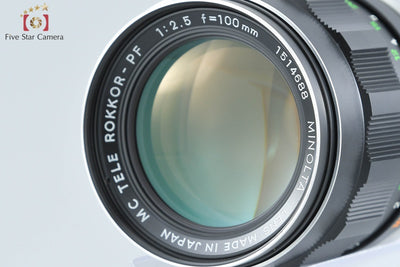 [Used] MINOLTA MC TELE ROKKOR-PF 100mm f/2.5
