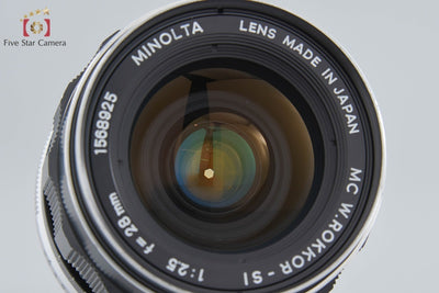 [Used] MINOLTA MC W.ROKKOR-SI 28mm f/2.5