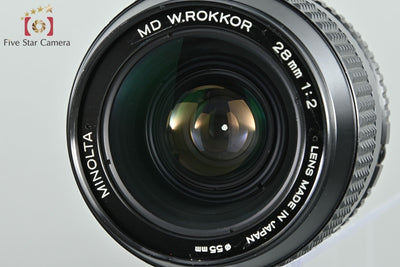 MINOLTA Minolta MD W.ROKKOR 28mm f/2