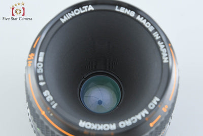 【中古】MINOLTA ミノルタ MD MACRO ROKKOR 50mm f/3.5