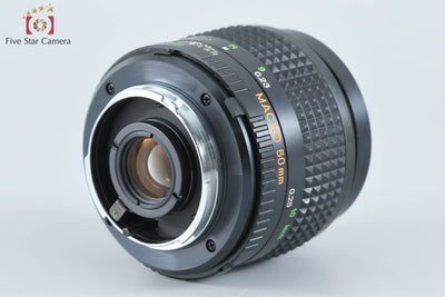 【中古】MINOLTA ミノルタ MD MACRO ROKKOR 50mm f/3.5