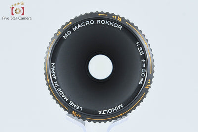 【中古】MINOLTA ミノルタ MD MACRO ROKKOR 50mm f/3.5