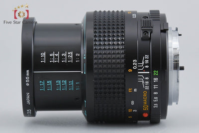 [Used] MINOLTA MD MACRO ROKKOR 50mm f/3.5