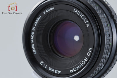 【Used】MINOLTA MD ROKKOR 45mm f/2