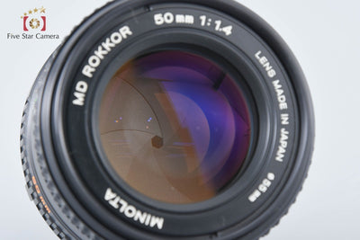 [Used] MINOLTA MD ROKKOR 50mm f/1.4