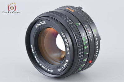 [Used] MINOLTA MD ROKKOR 50mm f/1.4