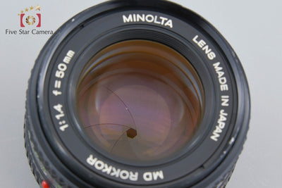 [Used] MINOLTA MD ROKKOR 50mm f/1.4