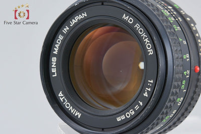 [Used] MINOLTA MD ROKKOR 50mm f/1.4
