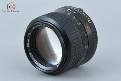[Used] MINOLTA MD ROKKOR 85mm f/2