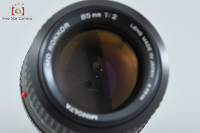 [Used] MINOLTA MD ROKKOR 85mm f/2