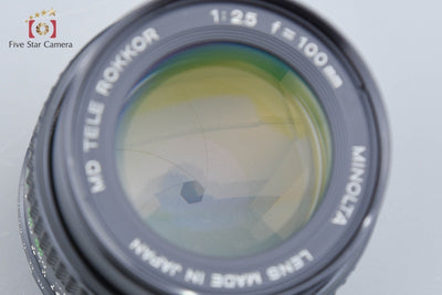 [Used] MINOLTA MD TELE ROKKOR 100mm f/2.5