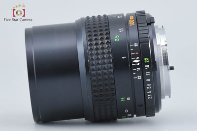 [Used] MINOLTA MD TELE ROKKOR 100mm f/2.5