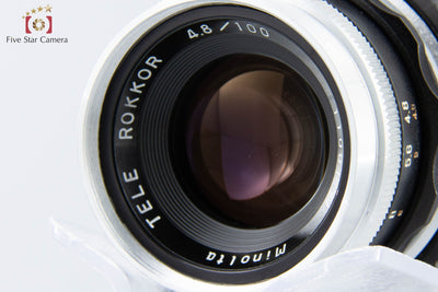 【中古】MINOLTA ミノルタ TELE ROKKOR 100mm f/4.8 A2L用 希少品