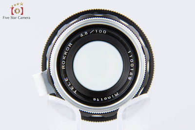 【中古】MINOLTA ミノルタ TELE ROKKOR 100mm f/4.8 A2L用 希少品