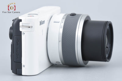 [Used] Nikon 1 J1 Standard Zoom Lens Kit White, Low Shutter Count