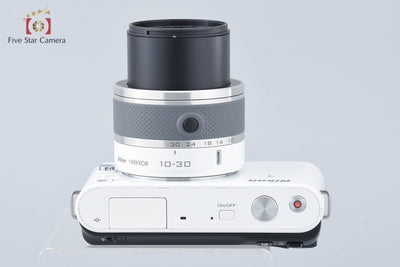 [Used] Nikon 1 J1 Standard Zoom Lens Kit White, Low Shutter Count