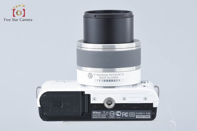 [Used] Nikon 1 J1 Standard Zoom Lens Kit White, Low Shutter Count