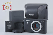 Used: Nikon 1 J1 Black Mirrorless Single-Lens Reflex Camera, Low Shutter Count