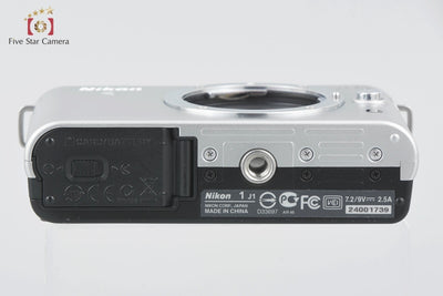 【Used】Nikon 1 J1 Silver Mirrorless Single-Lens Camera with Low Shutter Count