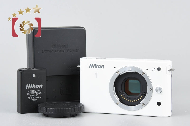 [Used] Nikon 1 J1 White Mirrorless Single-Lens Camera