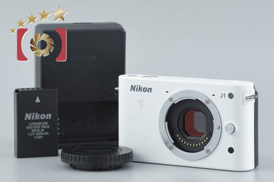 [Used] Nikon 1 J1 White Mirrorless Interchangeable Lens Camera - Low Shutter Count