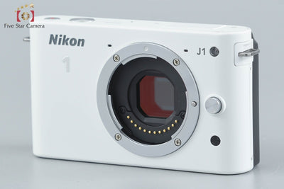 [Used] Nikon 1 J1 White Mirrorless Interchangeable Lens Camera - Low Shutter Count