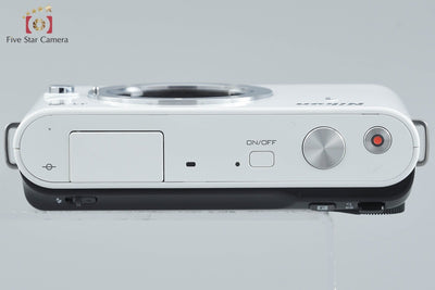 [Used] Nikon 1 J1 White Mirrorless Interchangeable Lens Camera - Low Shutter Count