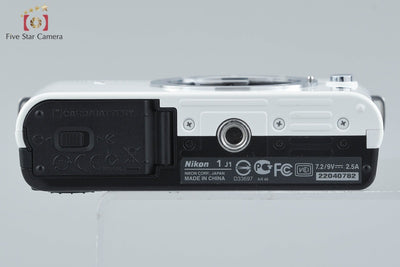 [Used] Nikon 1 J1 White Mirrorless Interchangeable Lens Camera - Low Shutter Count
