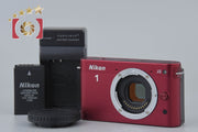 [Used] Nikon 1 J2 Red Mirrorless Interchangeable Lens Camera, Low Shutter Count