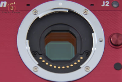 [Used] Nikon 1 J2 Red Mirrorless Interchangeable Lens Camera, Low Shutter Count
