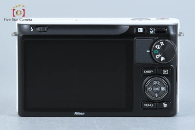 Used: Nikon 1 J2 White Mirrorless Interchangeable Lens Camera, Low Shutter Count