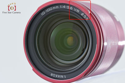 [Used] Nikon 1 J3 Red Small 10x Zoom Kit - Shutter Count Very Low