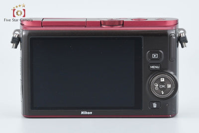 [Used] Nikon 1 J3 Red Small 10x Zoom Kit - Shutter Count Very Low