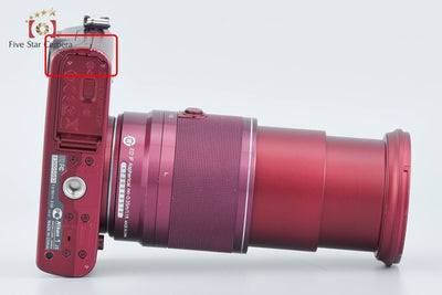 [Used] Nikon 1 J3 Red Small 10x Zoom Kit - Shutter Count Very Low