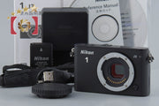 Used: Nikon 1 J3 Black Mirrorless Interchangeable Lens Camera, Low Shutter Count