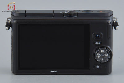Used: Nikon 1 J3 Black Mirrorless Interchangeable Lens Camera, Low Shutter Count